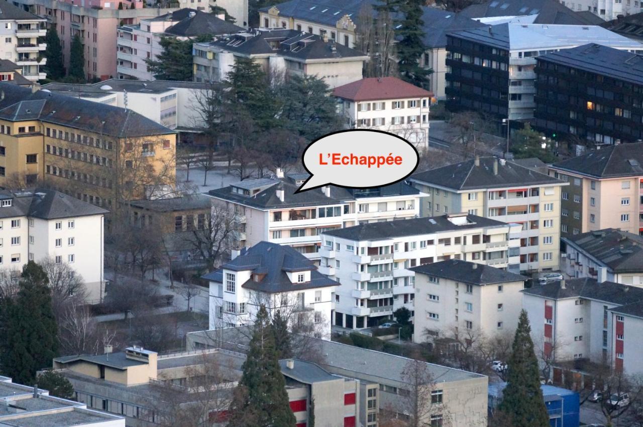 L'Echappee -B&B- 시옹 외부 사진